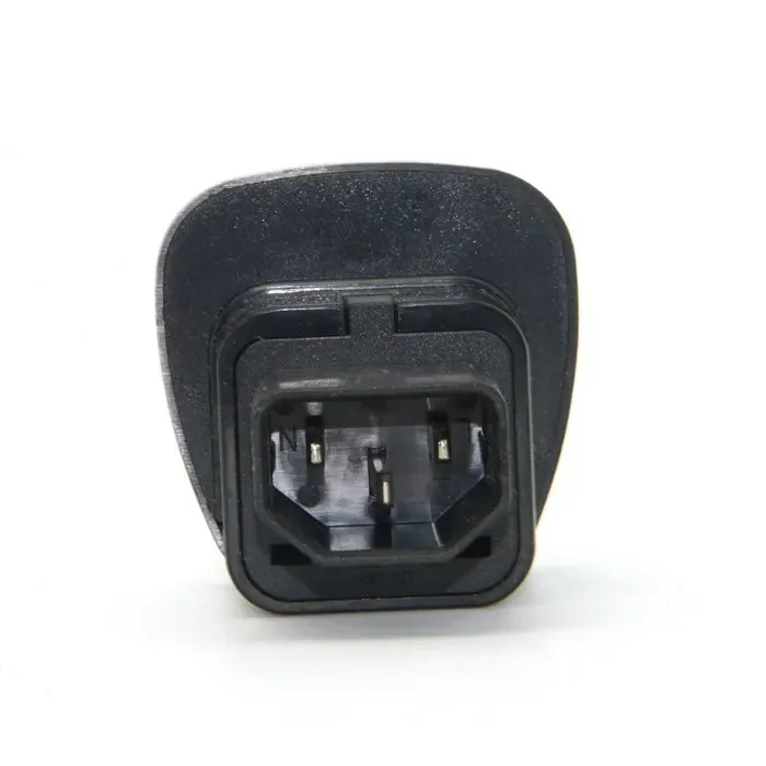Универсальный 3-контактный адаптер питания IEC C13, дорожный конвертер, Австралия, Великобритания, США, ЕС, с защитной крышкой