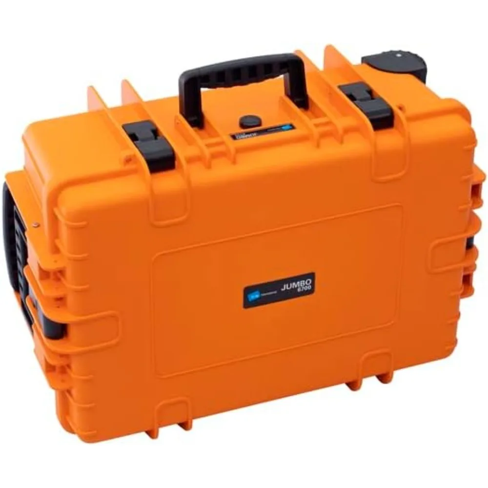 Estuche para herramientas para exteriores Orange Jumbo 6700 con tablas de herramientas de bolsillo de B&W International