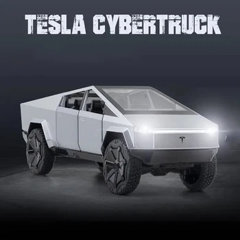 Remote control car new 1:14 Tesla Cyber ​​pickup charging RC four-way racing crash-resistant boys and girls toy car