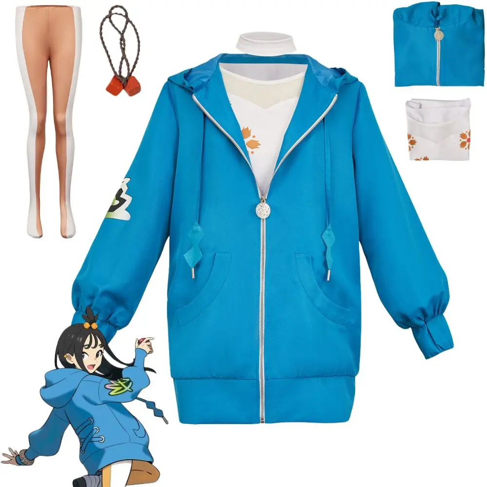 

Game Z-A Lida Cosplay Fantasia Costume Disguise for Women Girls Hoodie Coat Pantyhose Roleplay Outfits Halloween Carnival Suit