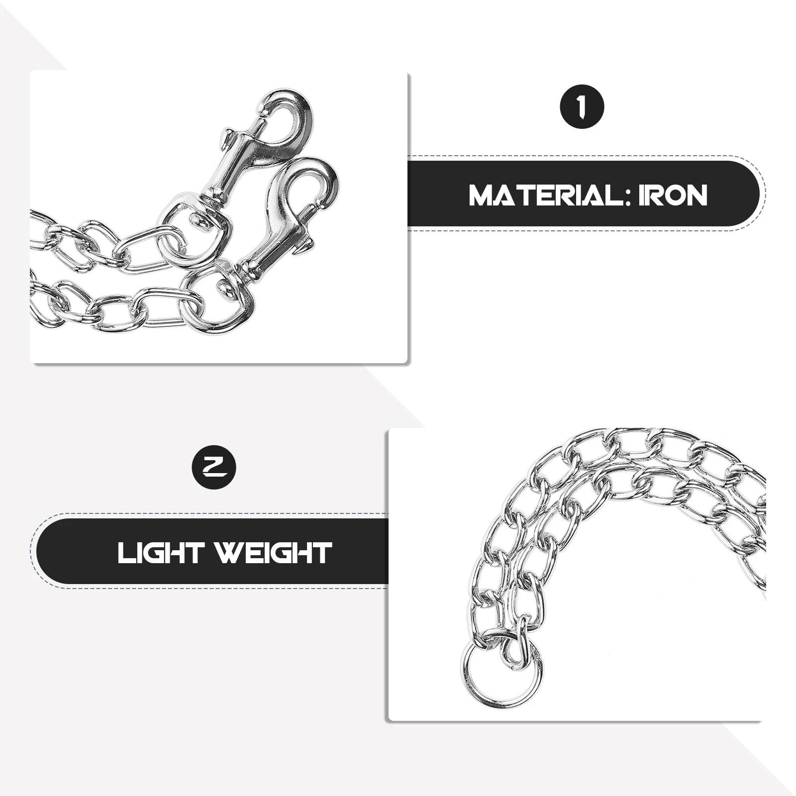 

Premium Dog Leash Lightweight Metal Rope Weatherproof Comfortable Pet Walking Accessories Hiking Training Small