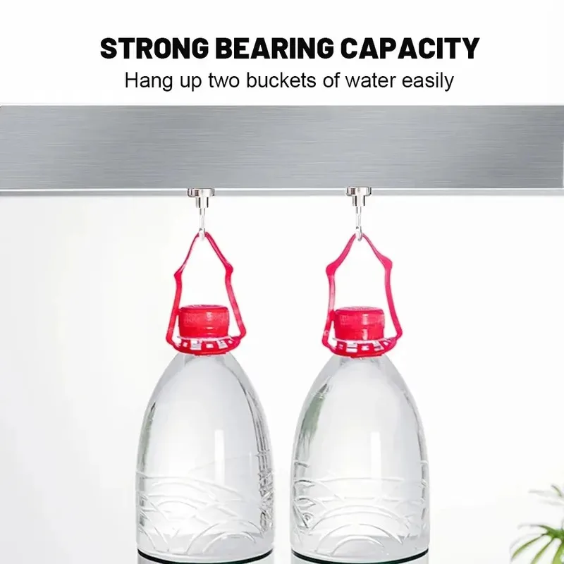1-20Pcs Magnetic Hooks Super Strong Magnets Neodymium Magnet Powerful Magnets Hanging Hooks For Bathroom Kitchen Organizers