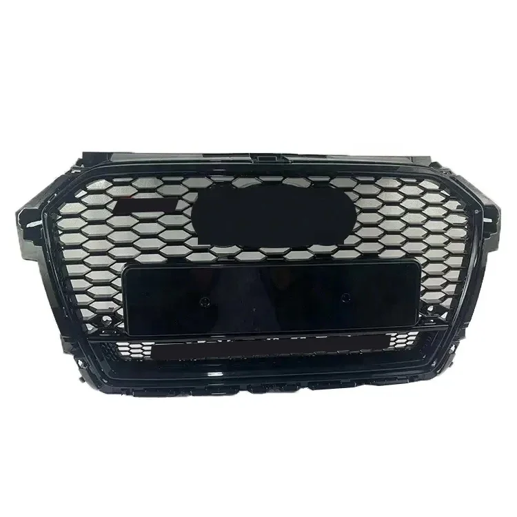 Factory Price Automotive Parts Black Frame RS1 Honeycomb Mesh Front Grille for A1 RS1 2016-2019