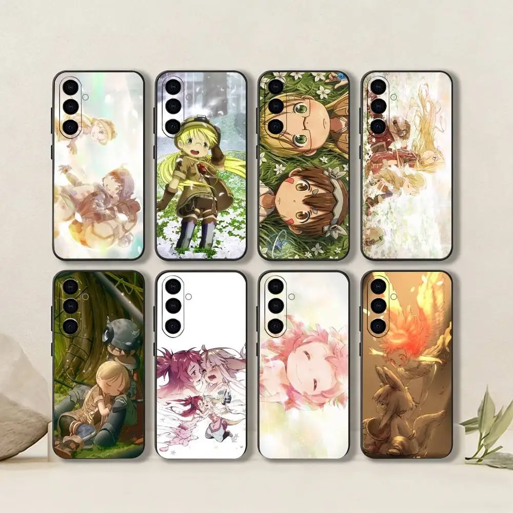 Чехол для телефона Riko-Reg-Nanachi-Faputa-Lyza-Ozen для Samsung Galaxy A73, A72, A71, A70, A53, A52, A51 и других моделей, мягкий черный чехол