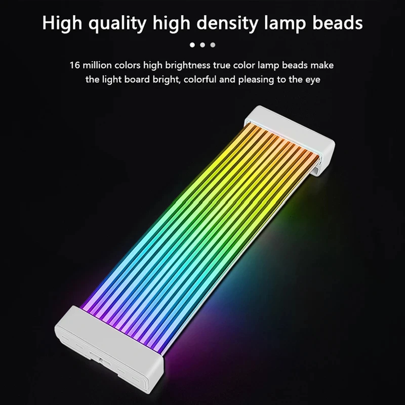 5V 3Pin ARGB Sync PC Cable 8/24PIN Motherboard Power Extension Cable Flexible LED Strip Light DIY Kit for Computer Power Supply view 3