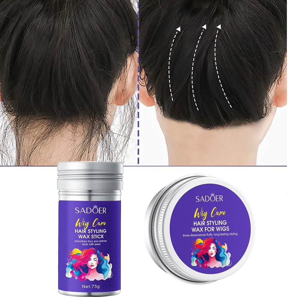 Hair Styling Wax Stick for Flying Hair & Frizz Control Edge Booster Gel Cream for Men, Women & Kids Long-Lasting Fluffy Hair Sty
