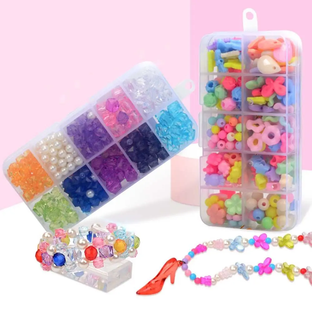 

Girl's Gift Baby Creative Toys Making Necklaces Children Crafts Toy Jewelry Making Set Educational Toys Kids Beaded Toy