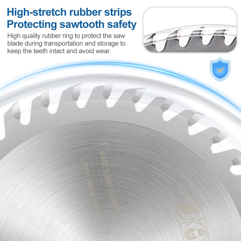 Xcan Mini Cirkelzaag Blade 1Pc 85x1 0/15Mm 24T 30T 36T Hoge Kwaliteit hout Zaagblad Hardmetalen Snijden Disc