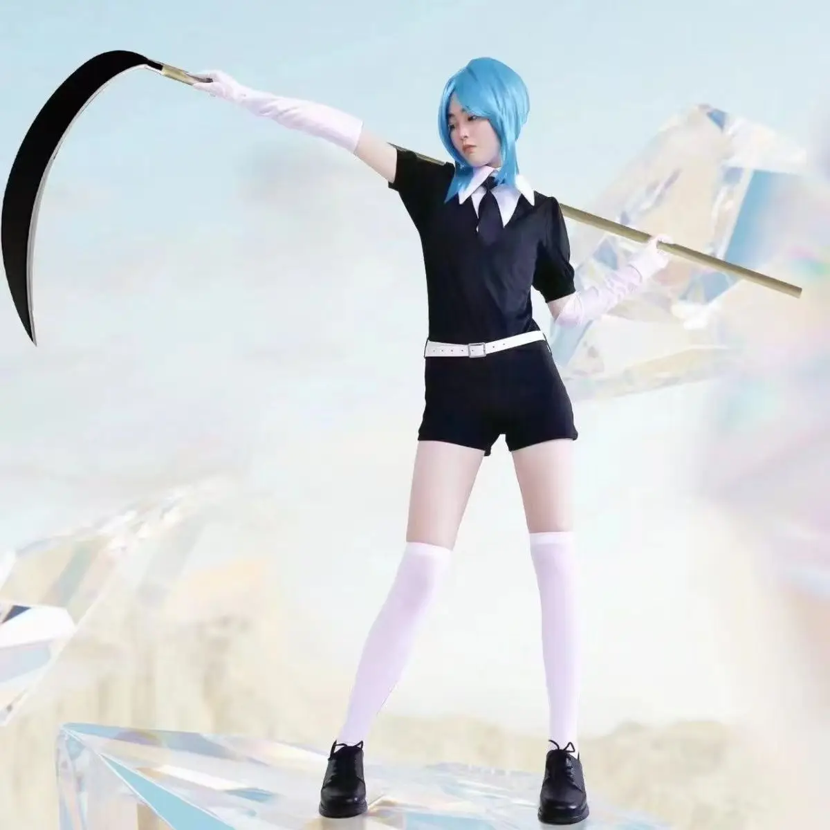 

Anime Cosplay Jumpsuit for Land of the Lustrous Characters Phosphophyllite Diamond Antarcticite Cinnabar Outfit