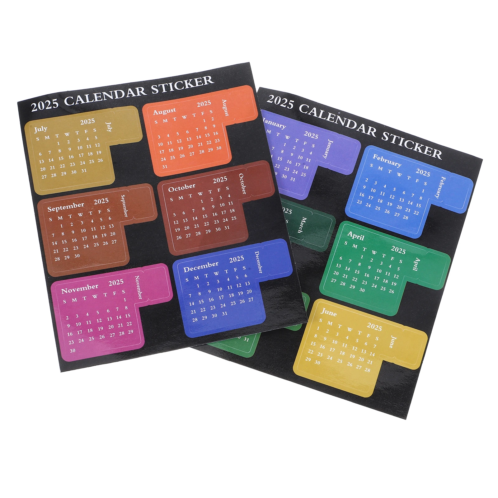 

2025 Agenda Planner Stickers DIY Calendar Monthly Notepad Household Tabs Bookmarks Index Labels School Office Accessories