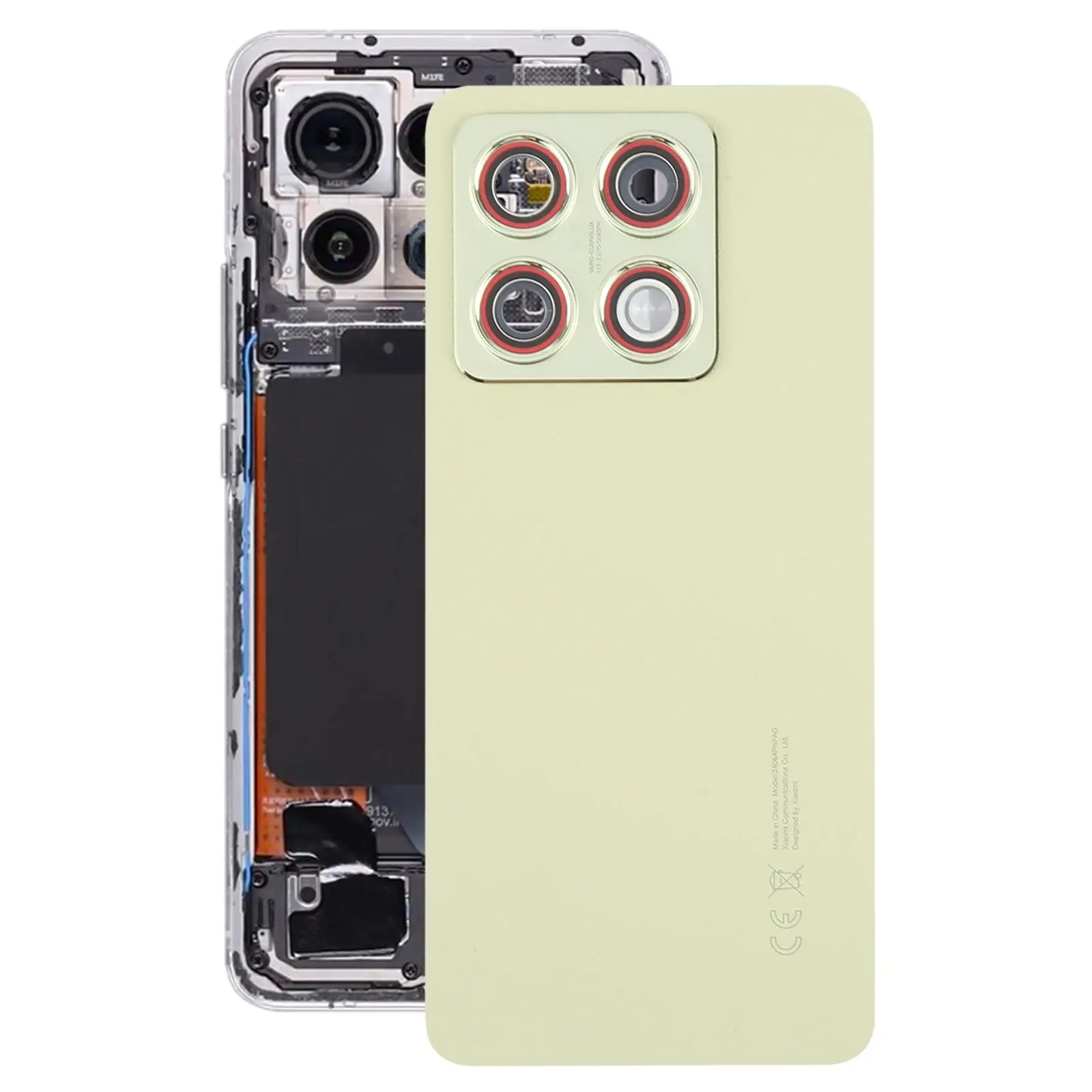 

Оригинальный кожаный материал, задняя крышка для Xiaomi 14T, детали телефона, задний корпус, замена чехла для ремонта