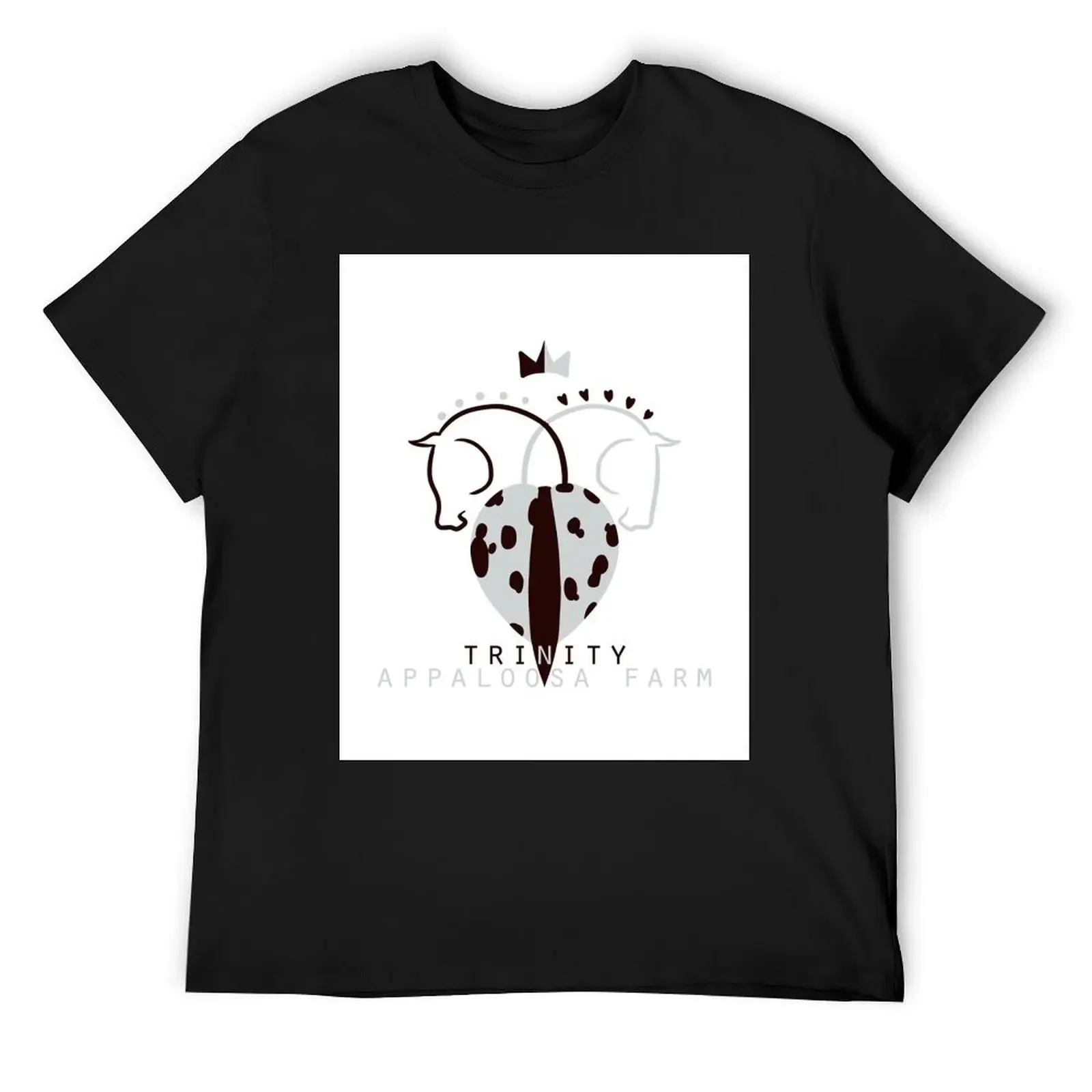 

Trinity Appaloosa Farm Logo T-Shirt plus size tops sublime tops man clothes luxury clothes men