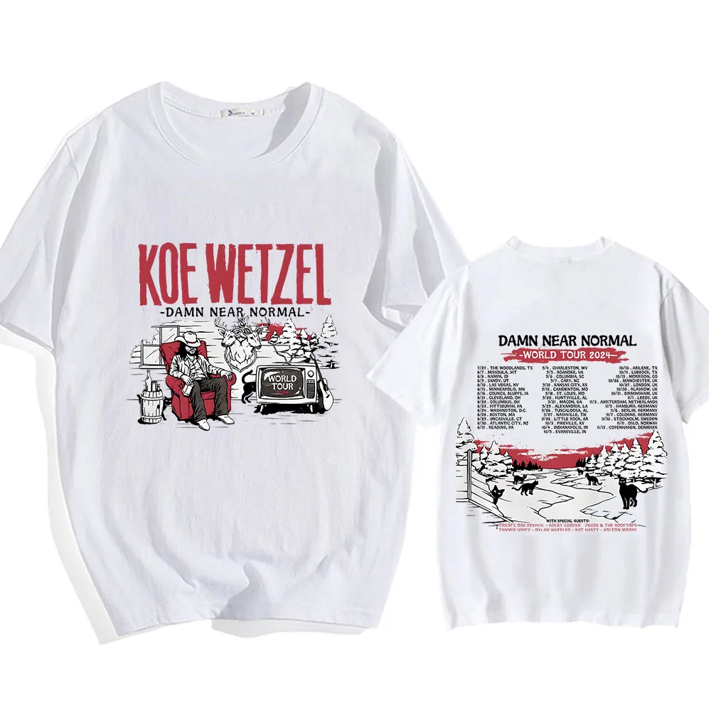 

Retro Music Song Koe Wetzel T Shirt Short Sleeve Casual High Quality Tee-shirt Summer Cotton O-neck Tshirt Sudaderas Soft Tops