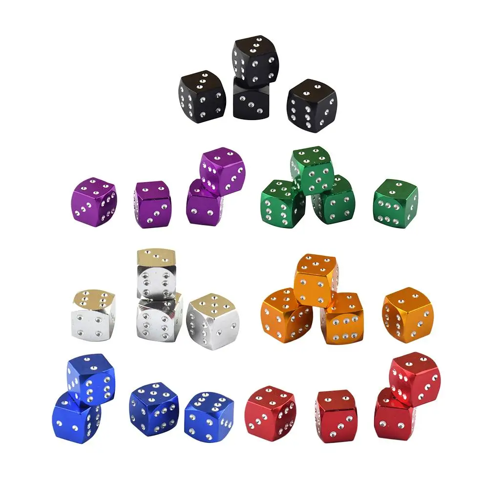 4 قطع من أغطية صمامات الغبار على شكل مكعب، سيارة ريترو أصلية وممتعة