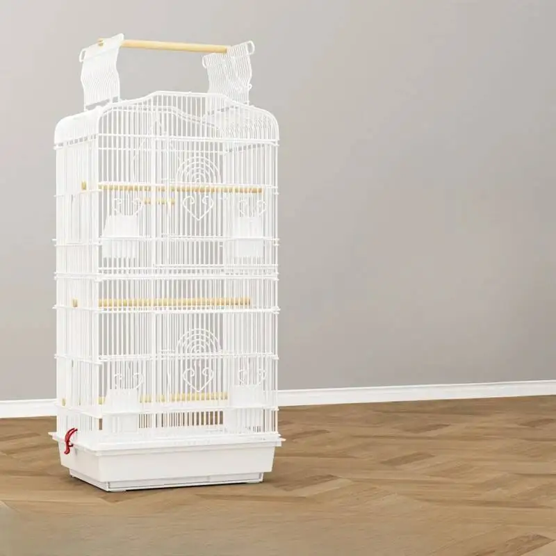 

Hut Feeder Nest Bird Cage Parrot Carrier Breeding Villa Home Bird Cage Pigeon Luxury Oiseaux Accessoires Pet Products RR50BC