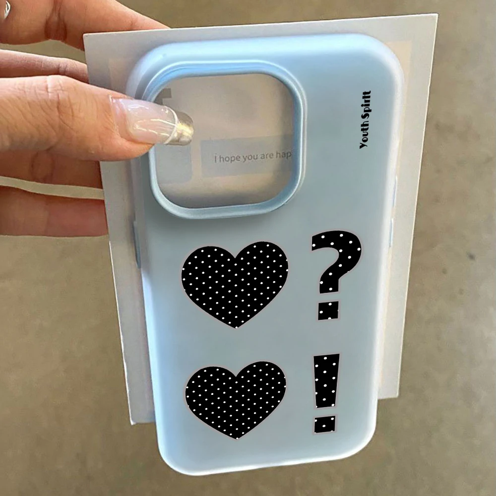 Polka Dot Herz Kreativhülle für Samsung Galaxy S21 S25 S24 S23 Ultra S22 Plus FE A56 A55 A54 A36 A35 A34 5G Stoßfeste Schutzhülle – Detail 6
