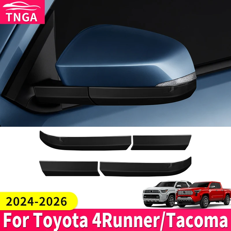 

For Toyota 4Runner N500 Tacoma 2024 2025 2026 Car Mirror Trim Strip Anti-Scratch Protection Decorative Upgrade Exterior Styling