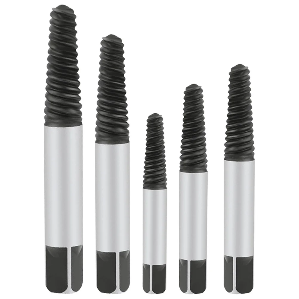 

5 шт., набор экстракторов сломанных винтов, высокопрочный портативный прецизионный инструмент из углеродистой стали для удаления зачищенных болтов, домашний авторемонт