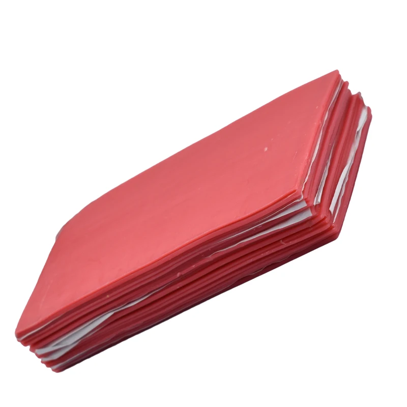 1.3M Dental Lab Base Plate Soft & Hard Red Dental Wax Sheets Dental Supply Teaching Model Dentistry Auxiliary Material