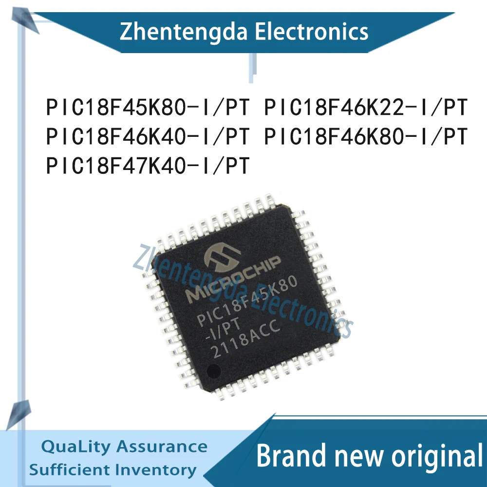 PIC18F45K80-I/PT PIC18F46K22 PIC18F46K40 PIC18F46K80 PIC18F47K40 IC MCU Chip TQFP-44