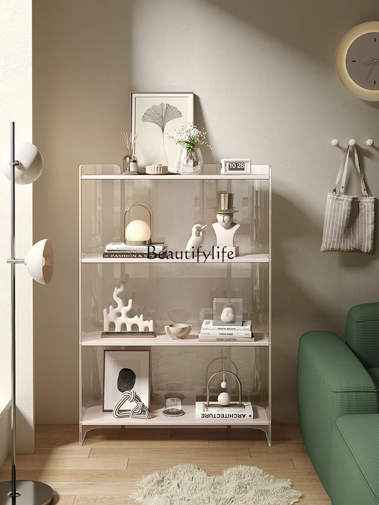 

Acrylic Storage Floor Living Room Multi-Layer Simple Storage Rack