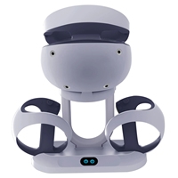 2025 NEW Dual Controller Charging Dock for PS VR2 Glasses Console Storage Stand for PS5 VR2 Game Handle Charge Base Accessory