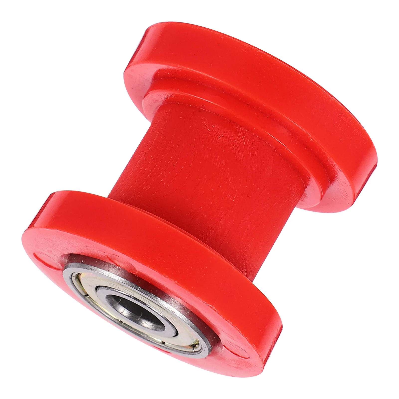 

Chain Tensioner 8mm Red Universal Motorcycle Chain Slider Guiding Roller Anti-Slip Wheel Durability Easy