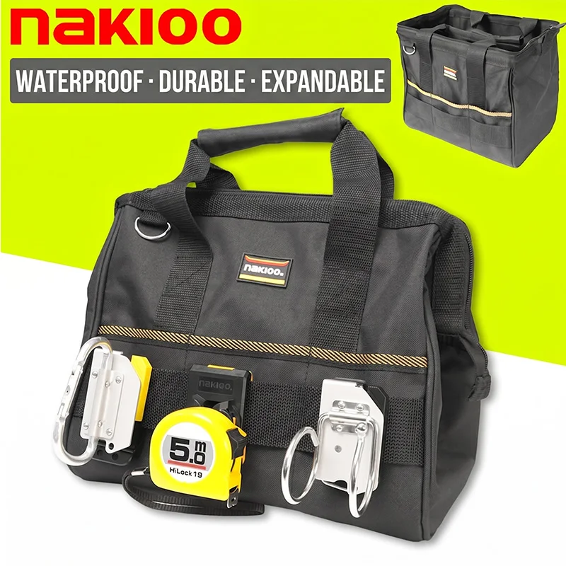 borsa-porta-attrezzi-da-elettricista-nakioo-espandibile-con-chiusura-rapida-impermeabile-resistente-all'usura-in-tela-con-tracolla-e-maniglia-per-trasporto