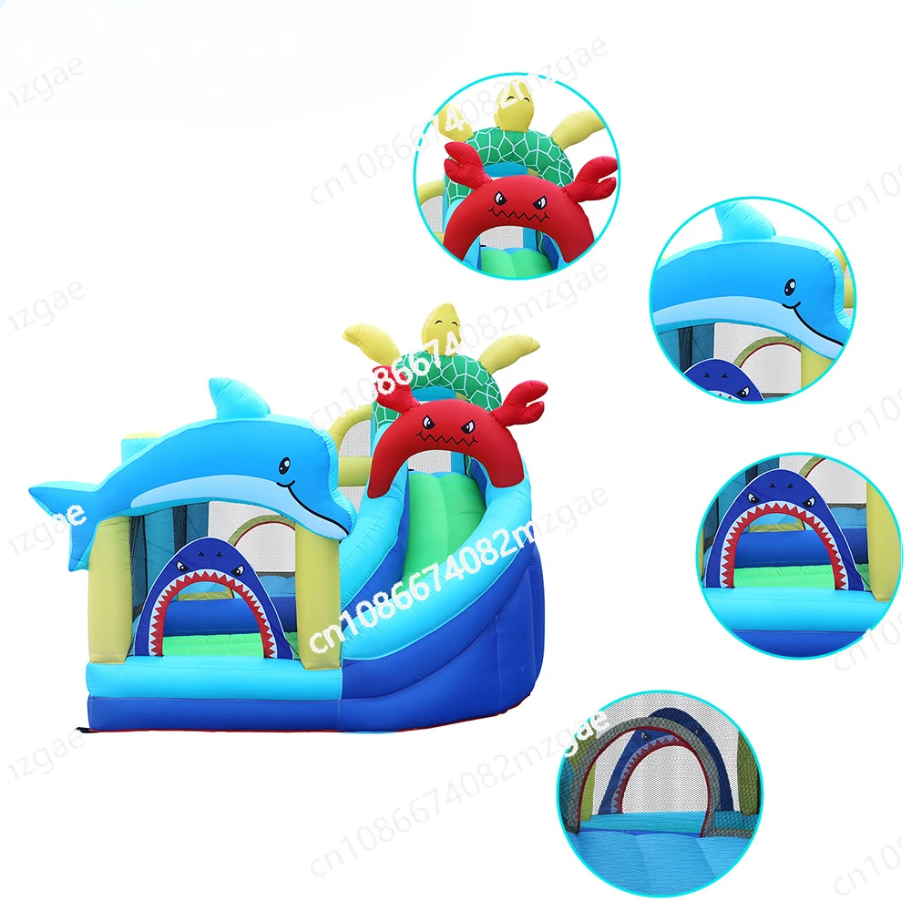 Children's Inflatable Castle, Air Cushion Indoor Inflatable Castle, Ocean Themed Children's Playground