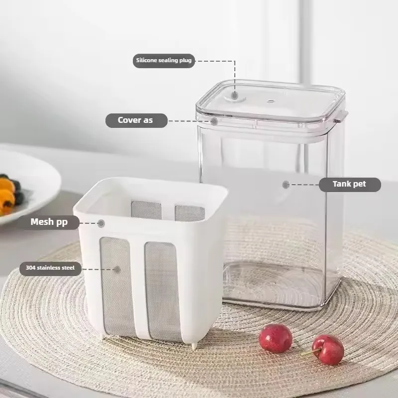 

Yogurt Filter Container Greek Yogurt Strainer Whey Separation Tools Cheese Moisture Seperator Kitchen Accessories Soy Milk