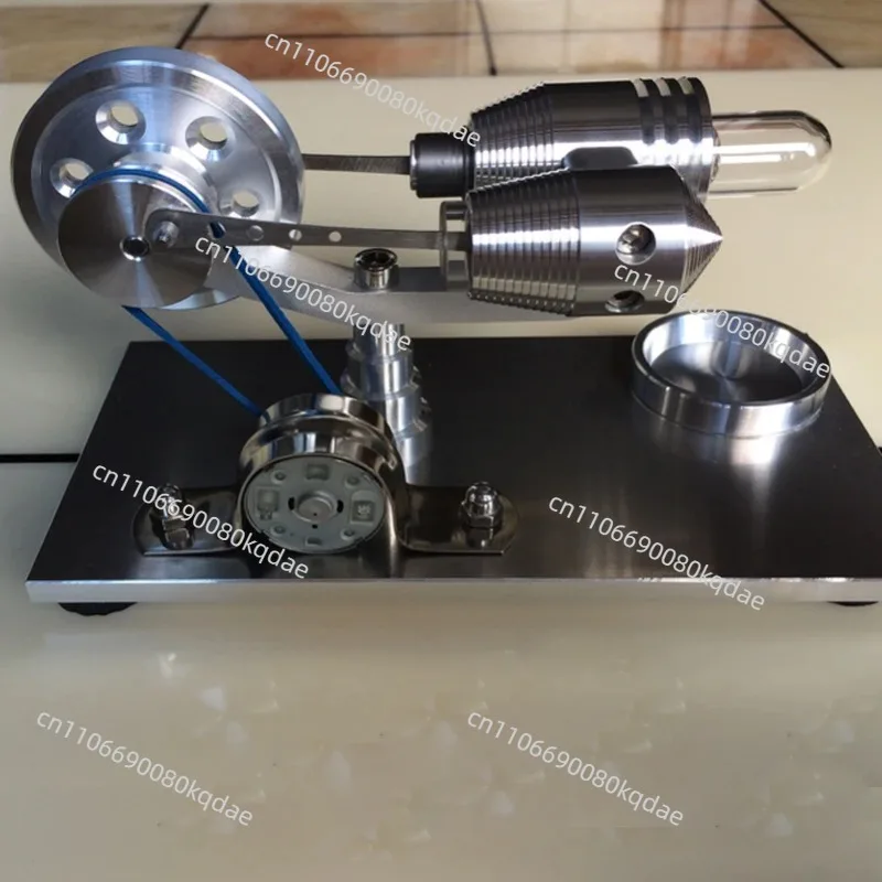 Stirling Engine Generator Mechanical Model, External‑Combustion Physics Demonstration Hobby Experimental Hardware Component