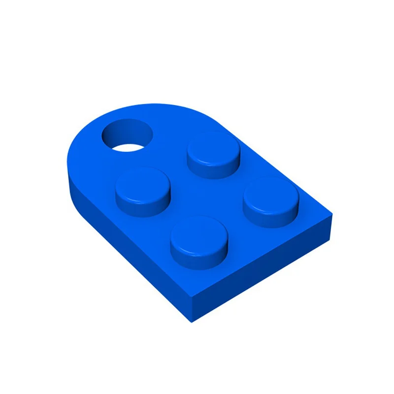 50pcs 3176 Plate Modified 2 x 3 with Hole Bricks Collections Bulk Modular GBC Toys For Technical MOC Buildings Blocks Compatible