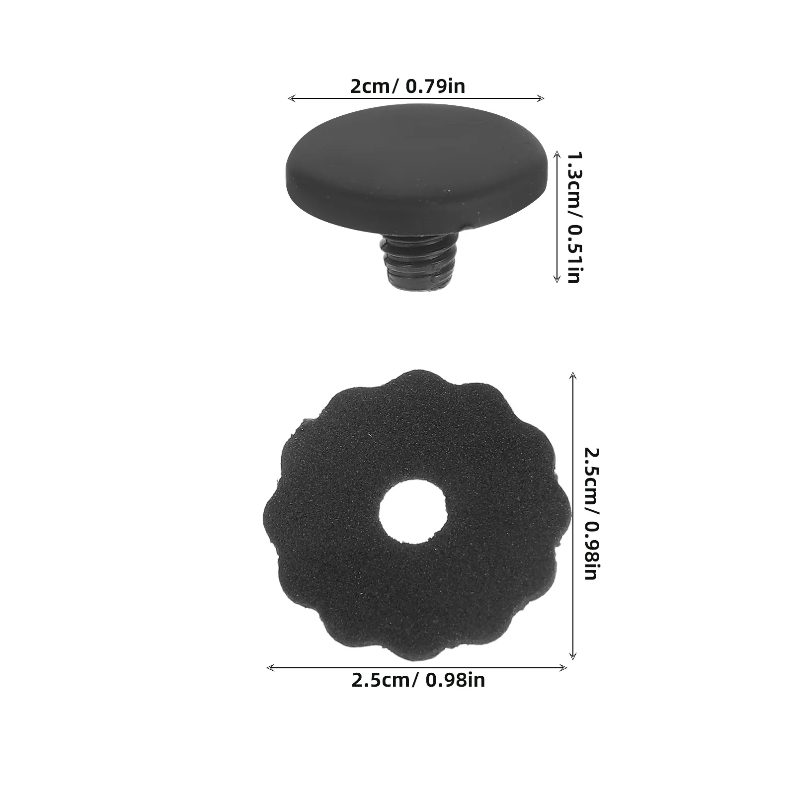4 set di tappi per ombrellone in plastica di ricambio per ombrelloni da pioggia e da patio, facili per top per ombrelloni rotte, diametro filettatura 6 mm 8 mm