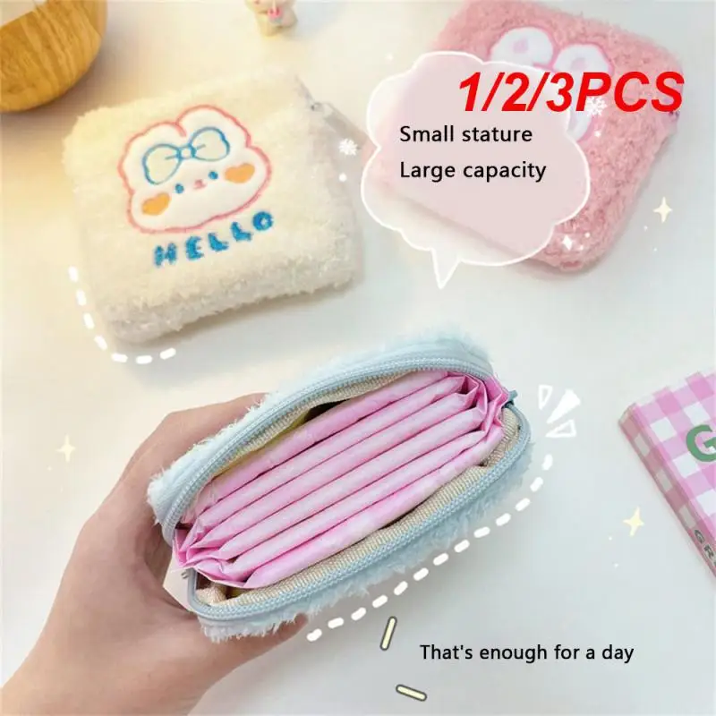 1/2/3PCS Storage Bag Simple Coin Purse Storage Cute Portable Wear-resistant Household Creativity Practical Durable Miss Safety