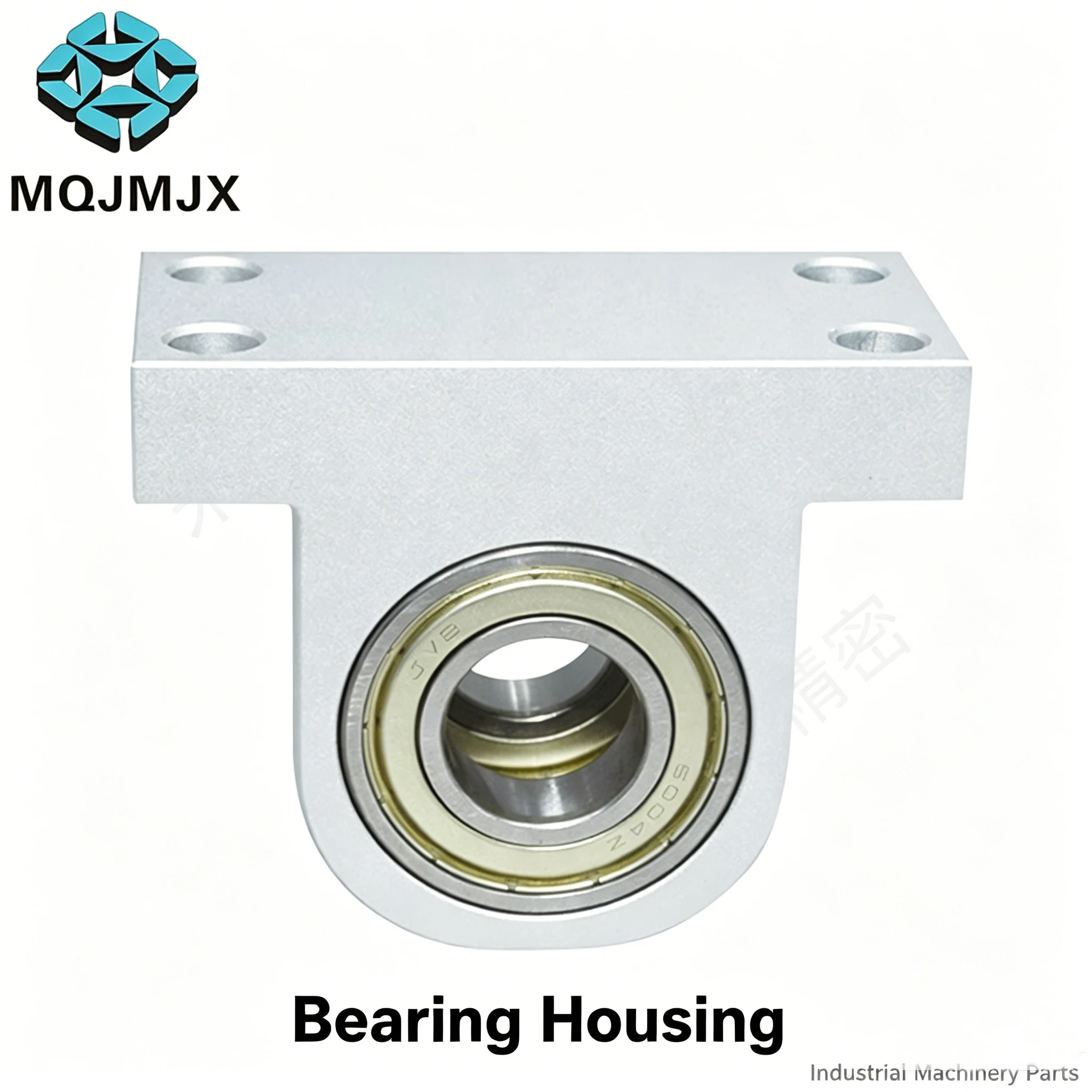 MT587 T-Type Double Bearing Housing Aluminum Linear Shaft Support Seat 30/35mm Bore Optical Axis Fix Block