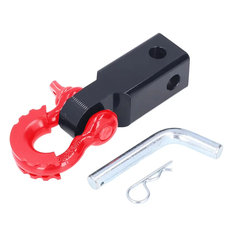 

High Strength Steel 2In Universal Shackle Hitch Hook Receiver Tow Hitch For Cars Trucks Jeep