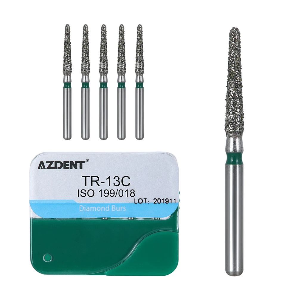 20 Boxen AZDENT Dental Diamantbohrer FG 1,6 mm für Hochgeschwindigkeits-Handstücke, mittlere Polierbohrer, Laborinstrumente, Zahnarztwerkzeuge – Detail 35