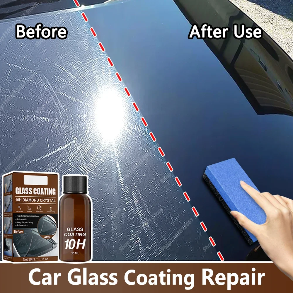 Car Glass Coating Car Window Cleaning Remove Stain Eliminate Greasy Dirt Car Windows Polishing Glass Waterproof Dustproof Agent