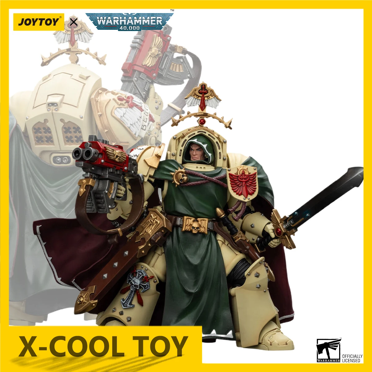 

JOYTOY Warhammer 40K Action Figure 1/18 Dark Angels Belial Grand Master of The Deathwing Anime Figurine Collection Model Toys
