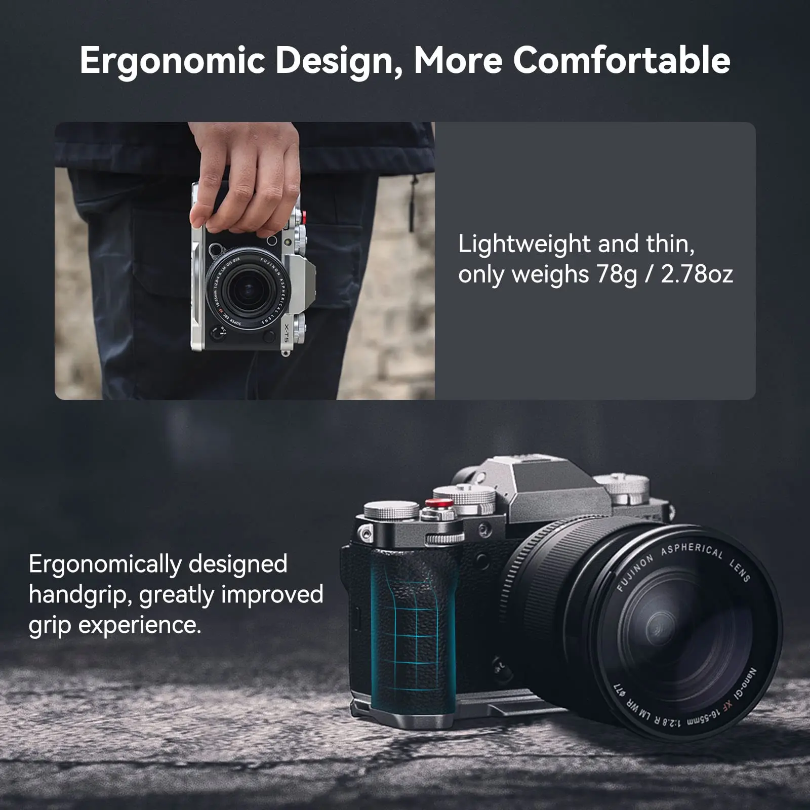 SmallRig L-Shape Grip for FUJIFILM X-T5 with 1/4\