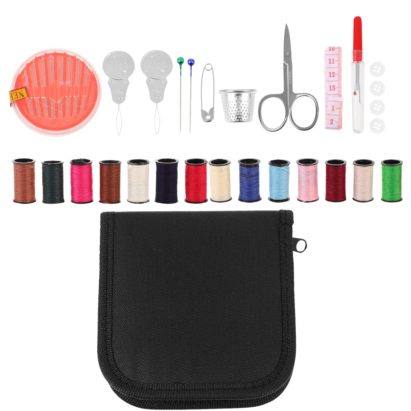 

1Set Portable Sewing Kit Durable Needle Thread Tools Basic Sewing Accessories Craft DIY Repair Travel Hand Stitching Supplies