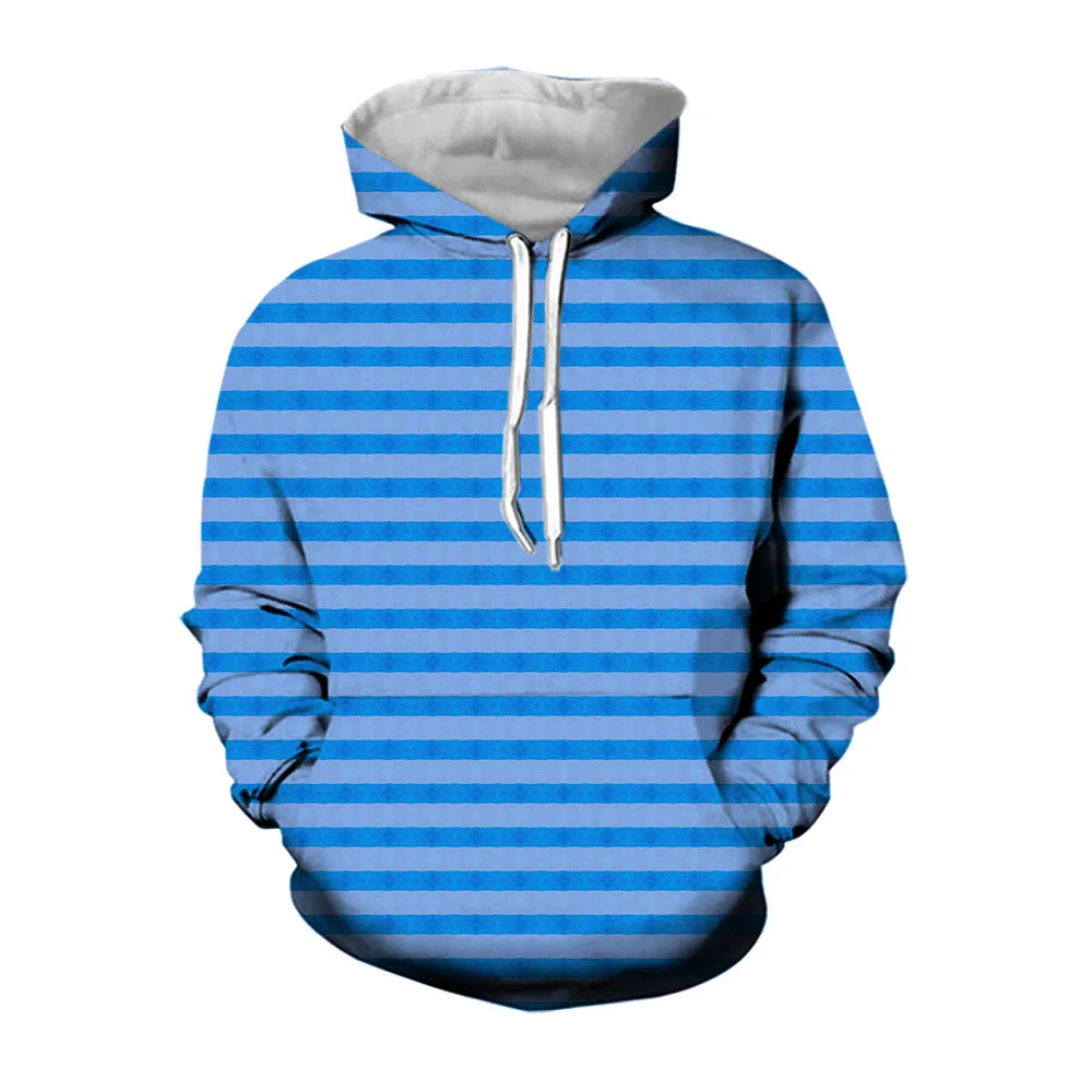 

Jumeast New 3D Printing Colorful Aesthetic Stripe Hoodie Men Clothes Oversized Fashion Loose Streetwear Mens Hoodies Casual Coat