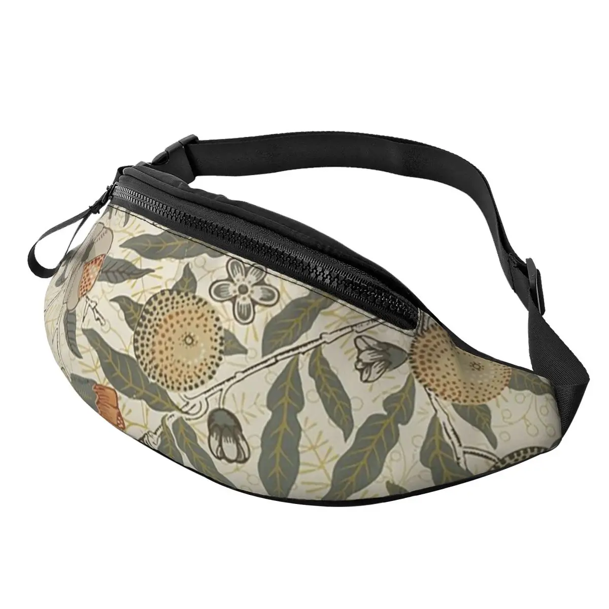William Morris Bullerswood Waist Bag for Women Men Crossbody Fanny Pack Running Phone Money Pouch