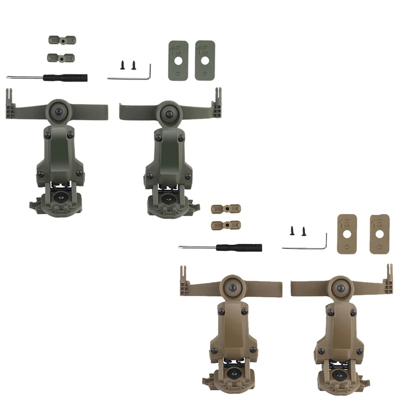 

Helmet Rail Adapter Helmet Attachment Plastic For COMTAC3 Comtac Accessories Headset Mount Fit Ops Core ARC Team Wendy MLOK Rail