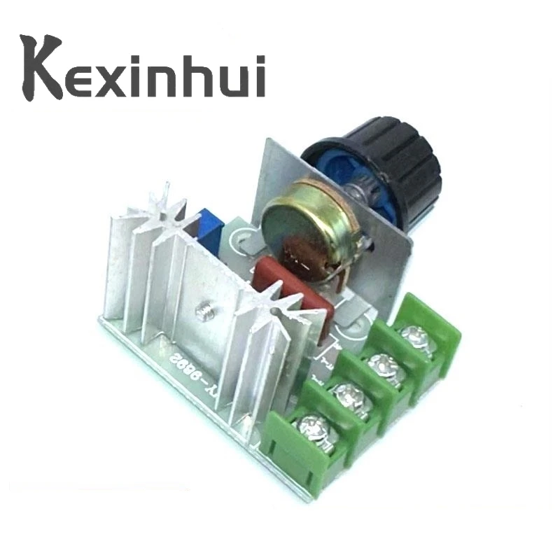 AC 220V 2000W SCR Voltage Regulator Dimming Dimmers Motor Speed Controller Thermostat Electronic Voltage Regulator Module