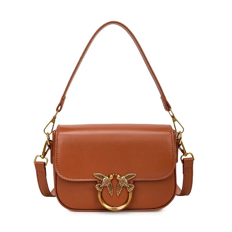 Элегантная сумка-пуховик, новинка 2023 года для женщин, роскошный кошелек из мягкой кожи с ремешком-цепочкой, модная сумка-ласточка для всех случаев