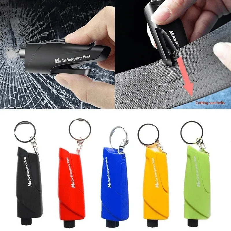 3 In 1 Multifunctional Car Emergency Escape Tool Window Breaker Safety Hammer Portable And Compact One Second Break amabilis