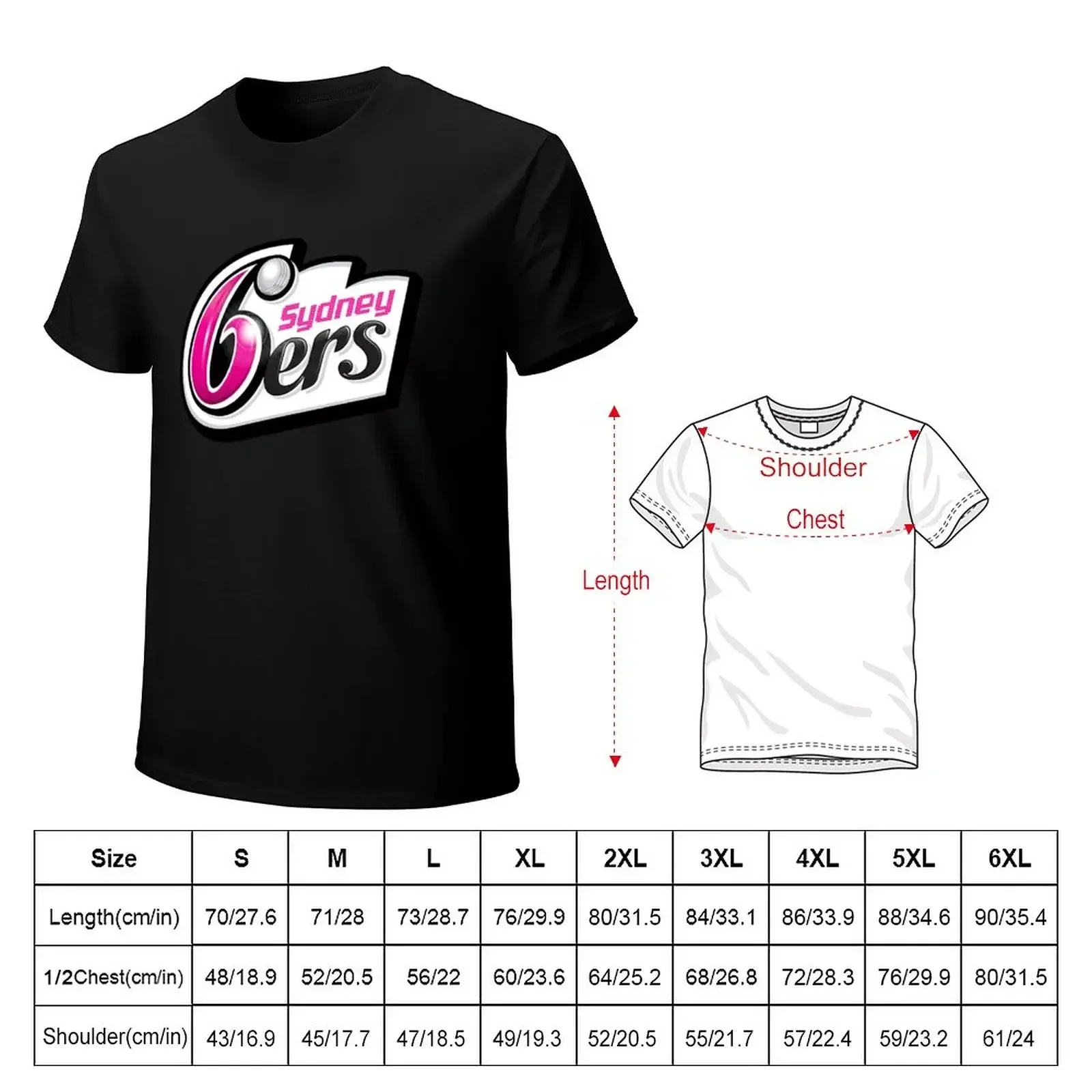 Sydney sixers Essential Classic T-Shirt plain hippie clothes street wear oversized graphic tee mens graphic t-shirts