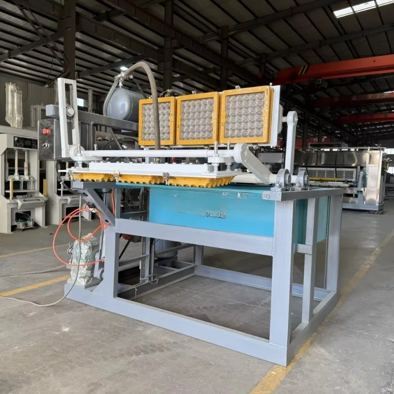 Customizable Pulp Forming Machine Egg Tray Making Equipment Core Motor Pump Engine Gearbox Gear Bearing Farms Egg Tray Machine