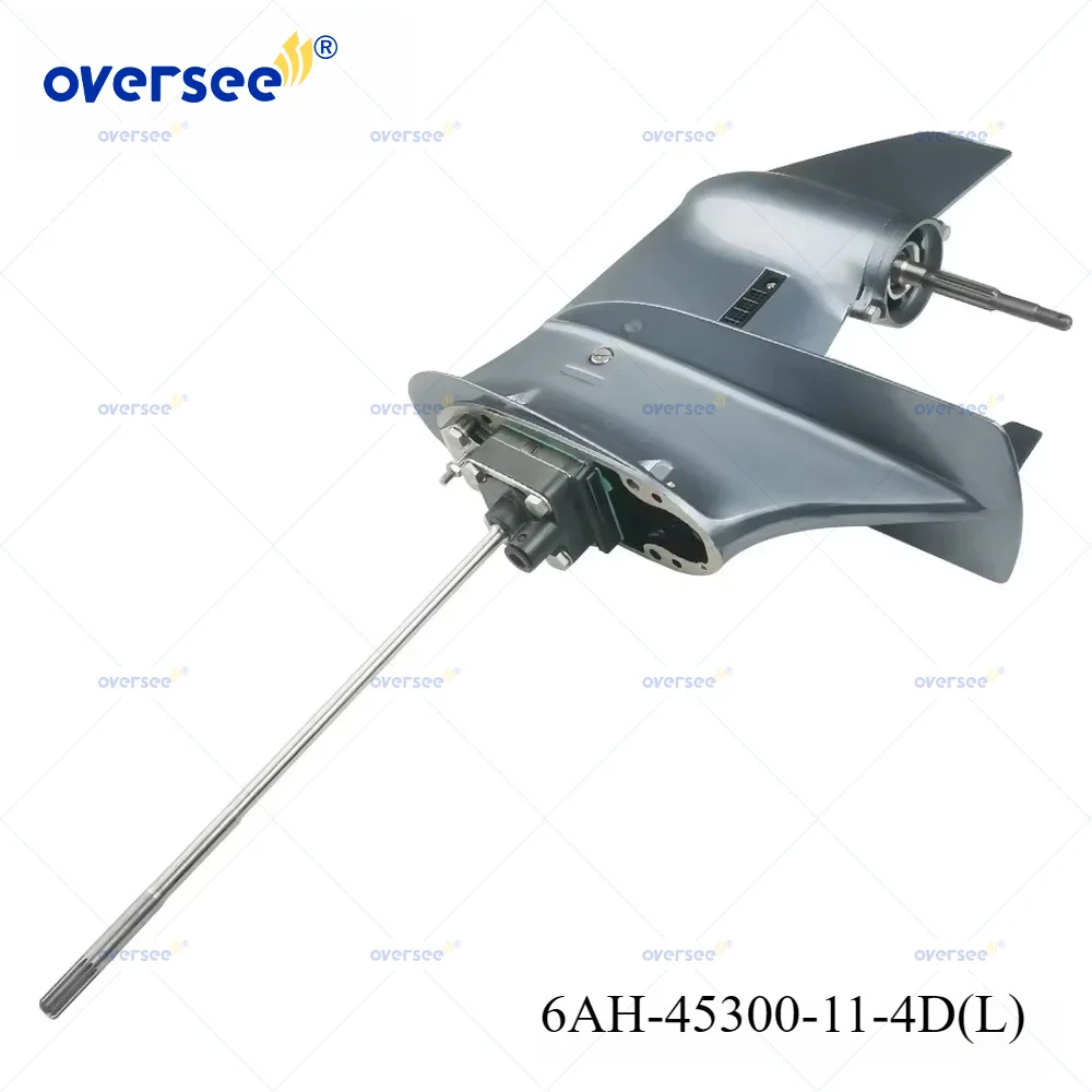 Oversee 6AH-45300-10-4D Lower Casing Assy L For Yamaha Outboard Motor 2T 15HP 20HP 6AH-45300-11 Parsun F15A 20A F20-04000000L